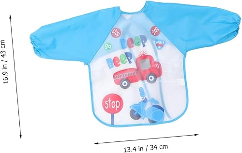Miniatura 6 de ibasenice Batas para niños, delantales prácticos de EVA con mangas