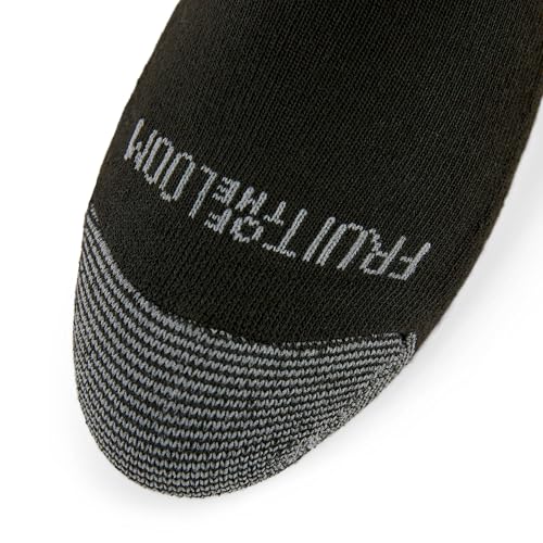 Image of Fruit of the Loom Men's Dual Defense Socks, Odor Protection with Half Cushion, Multi-Packs