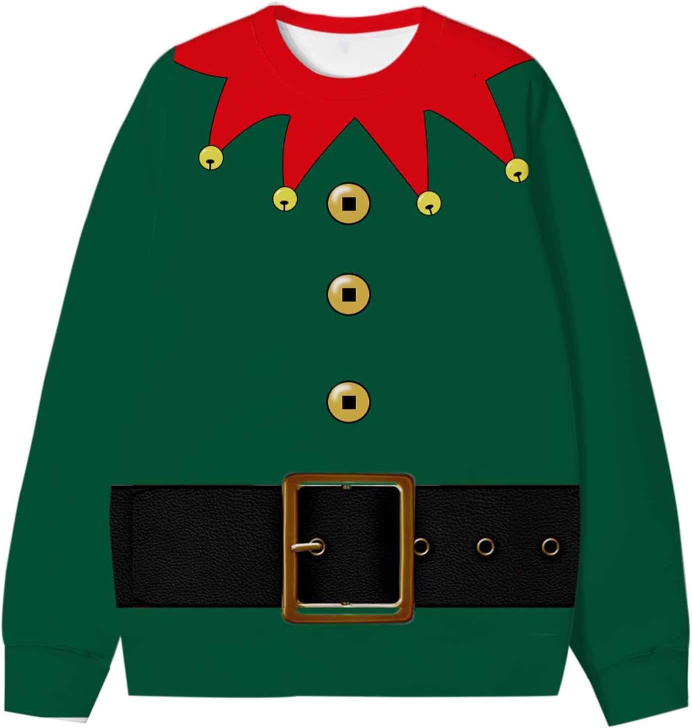 Sweat-shirt de Noël, MO Fashion - Rouge - Garçon - 0.00