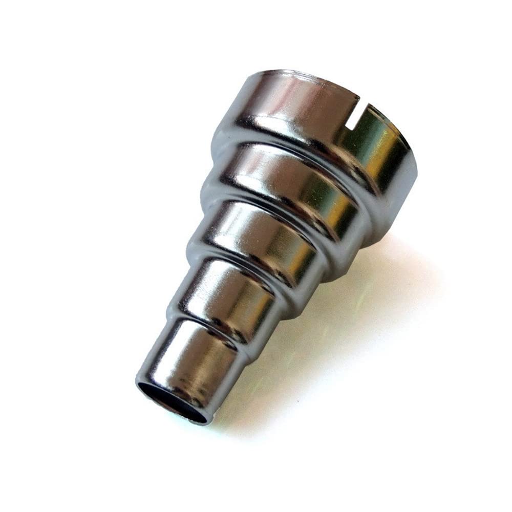 Kit di ugelli per pistola termica in acciaio inox, 4 pezzi, mini pistola termica senza fili, pistola termica per rimuovere la vernice, pistola termica per resina