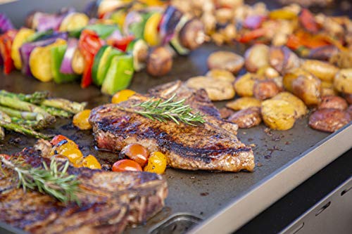 PIT BOSS PB757GS Cast Iron Gas Griddle, Black