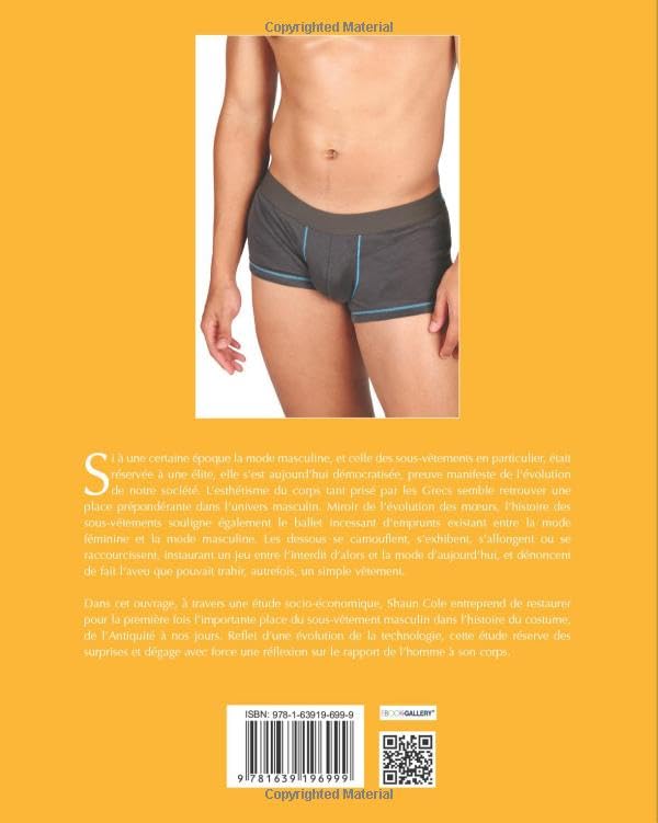 Histoire des sous-vêtements masculins livre sur l'évolution de la mode