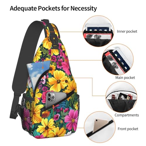 Mochila Sling Urbana Multicolor para Adultos miniatura 4