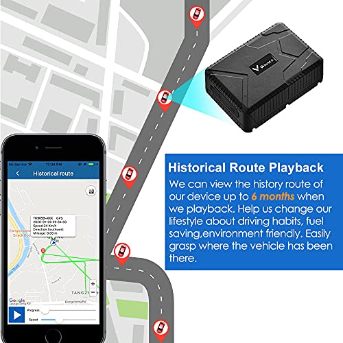Winnes 4G Magnetic Gps Tracker For Vehicles Car Gps Locator Real Time Gps Tracker For Car Motorcycles Trucks Vehicles Anti-Lost Waterproof - Tk915-4G (7800Mah) #TOP4