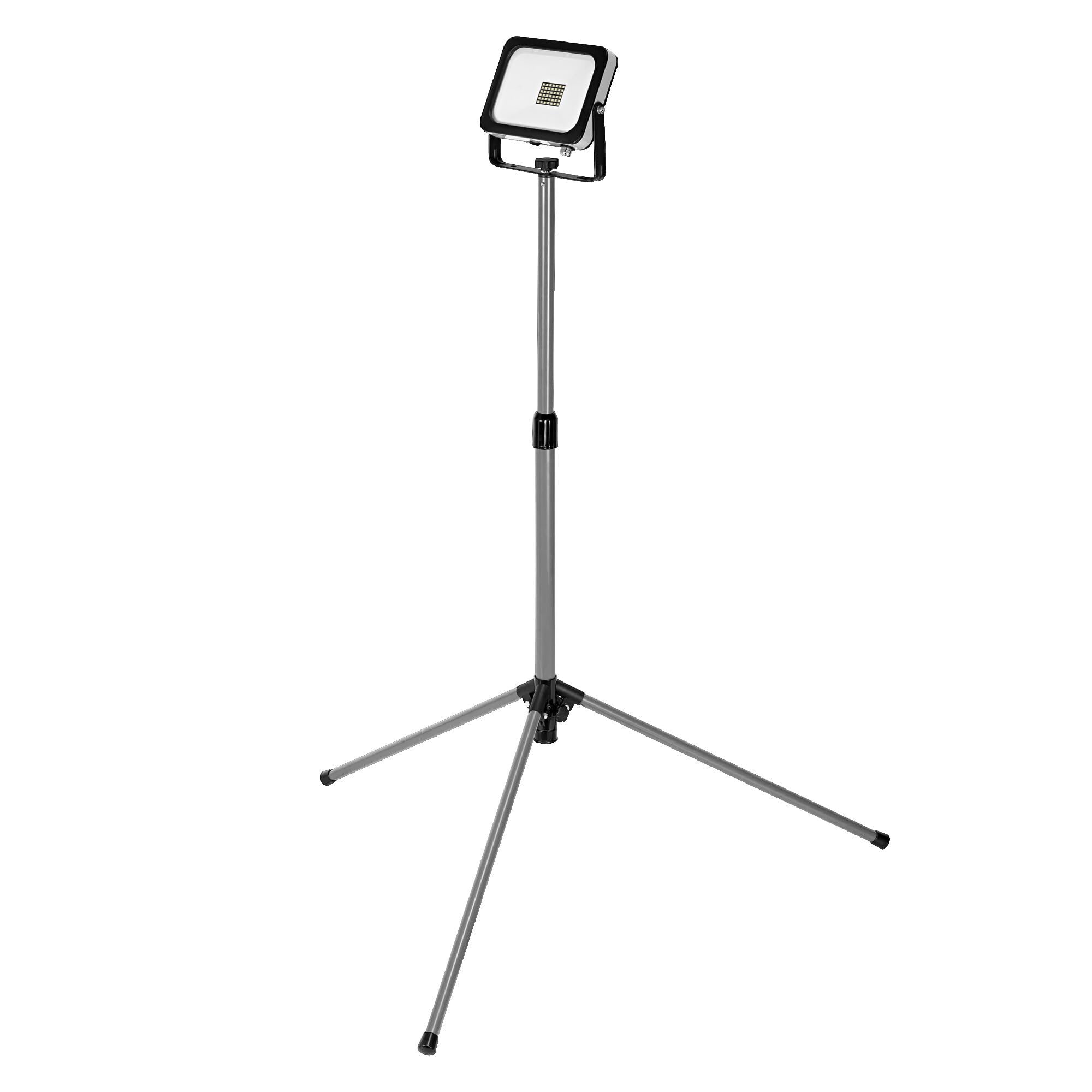 LEDVANCE Lampada da lavoro LED portatile per applicazioni esterne, Worklight Value con treppiede pieghevole e 1x 30W faretto, bianco diurno (6500K), grigio scuro, 1 pezzo