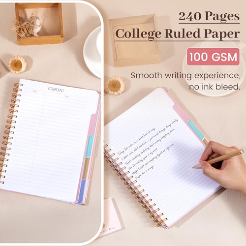 Image of Spiral Notebook, Pink