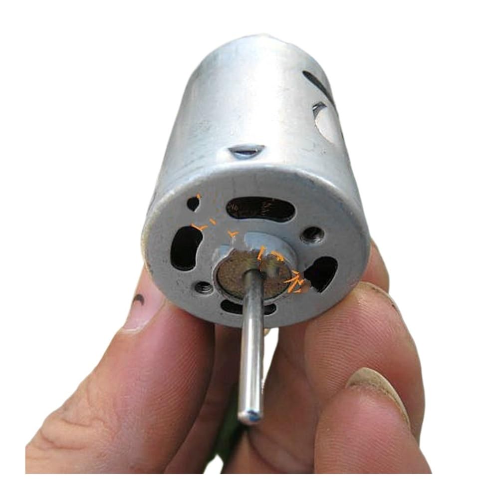 HJNAOKGWHQ 385SH-16120 DC Carbon Brush electronic starter 24V 12500RPM High-speed Long Shaft for DIY Hair Dryer Accessories