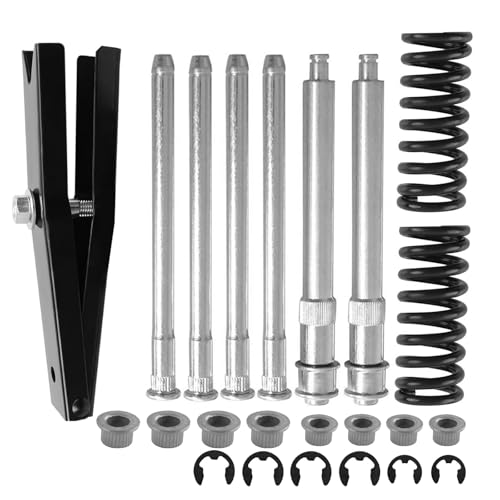 1 Set Door Hinge Roller Pin Door Hinge Pin and Bushing Repair Kits And Springs Tool Fits for 1994-2004 Chevy GMC S10 Pickup S15 Sonoma Jimmy Bravada Car Parts