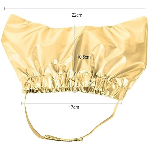 Miniatura 3 de Zerodis Gorro de ducha para mascotas, gorro impermeable, protección para los oídos de la ducha de mascotas, cubiertas para orejas de perro,