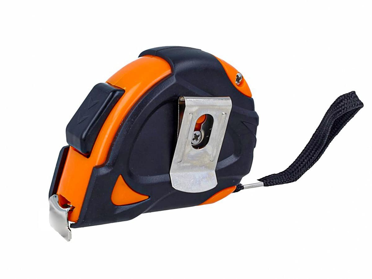 Flexometro Professionale 10m - Larghezza 25mm, Punta Magnetica, Blocco Automatico E Clip Da Cintura - Foto 12