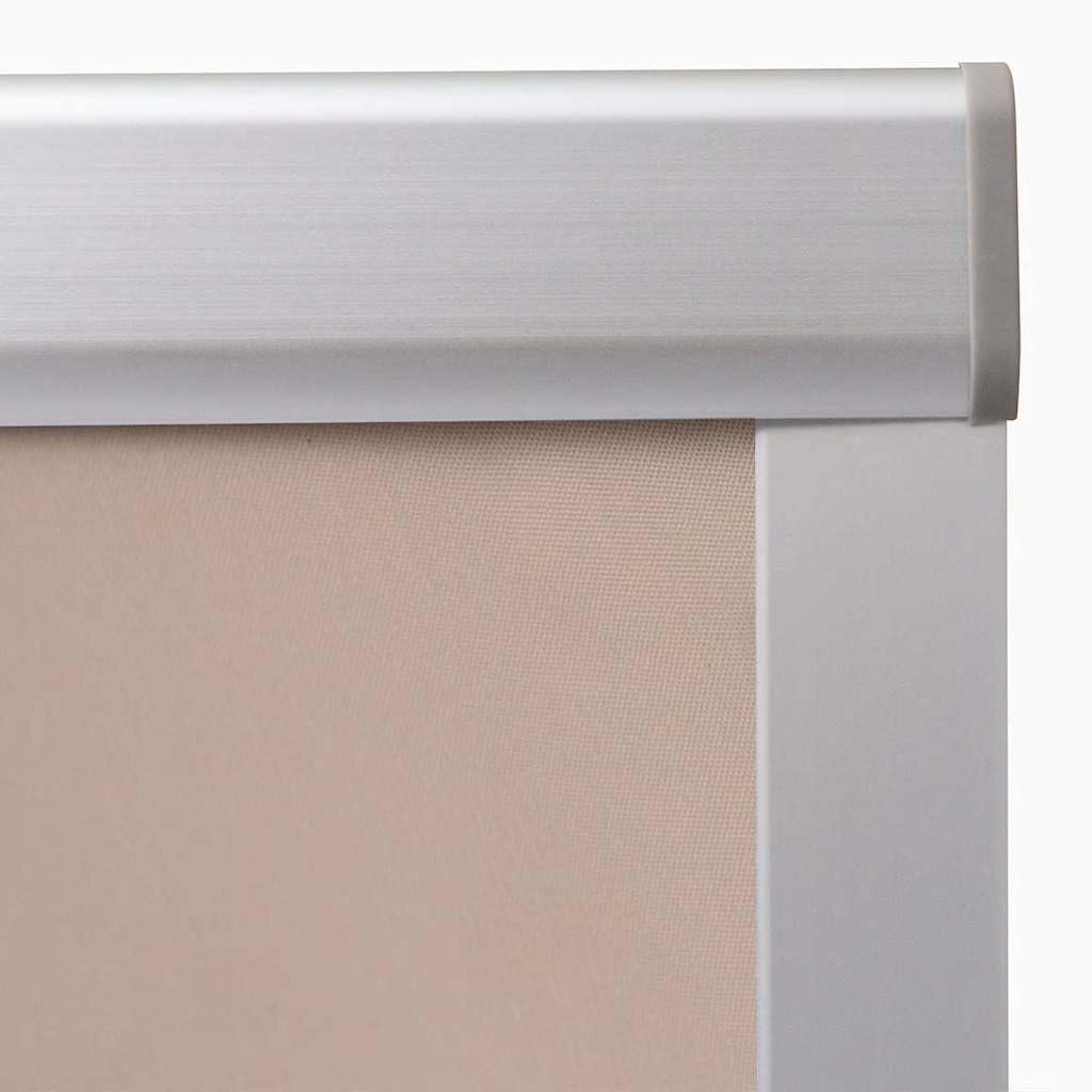 Store occultant Roulant Beige SK08 en Tissu Polyester avec Cadre Aluminium, Dimensions 973x1212 mm, Occultation Thermique pour fenêtre de Toit, Montage Facile avec Accessoires Inclus