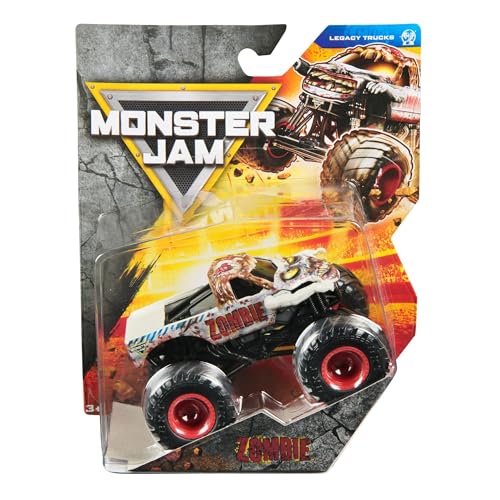 Monster Jam Zombie - Camión fundido a presión, escala 1:64, serie Legacy 43, a partir de 3 años