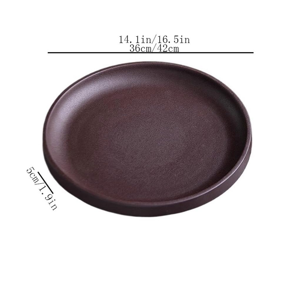 Sottovasi Grandi sottovasi for Piante, Rotondi in Ceramica for Soggiorno e Giardino per fioriere