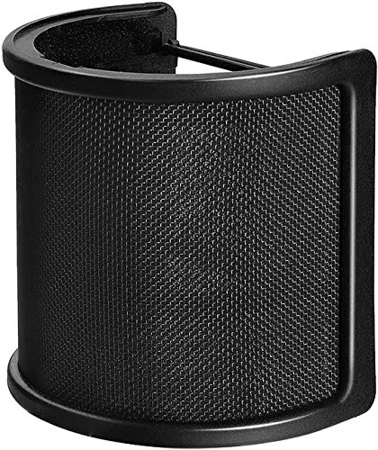 PopÂ Filter,Â UFANMEÂ [UpgradedÂ ThreeÂ Layers]Â MetalÂ MeshÂ &Â FoamÂ &Â EtamineÂ LayerÂ MicrophoneÂ WindscreenÂ CoverÂ HandheldÂ MicÂ ShieldÂ Mask,MicrophoneÂ AccessoriesÂ forÂ VocalÂ Recording,YoutubeÂ videos,Streaming