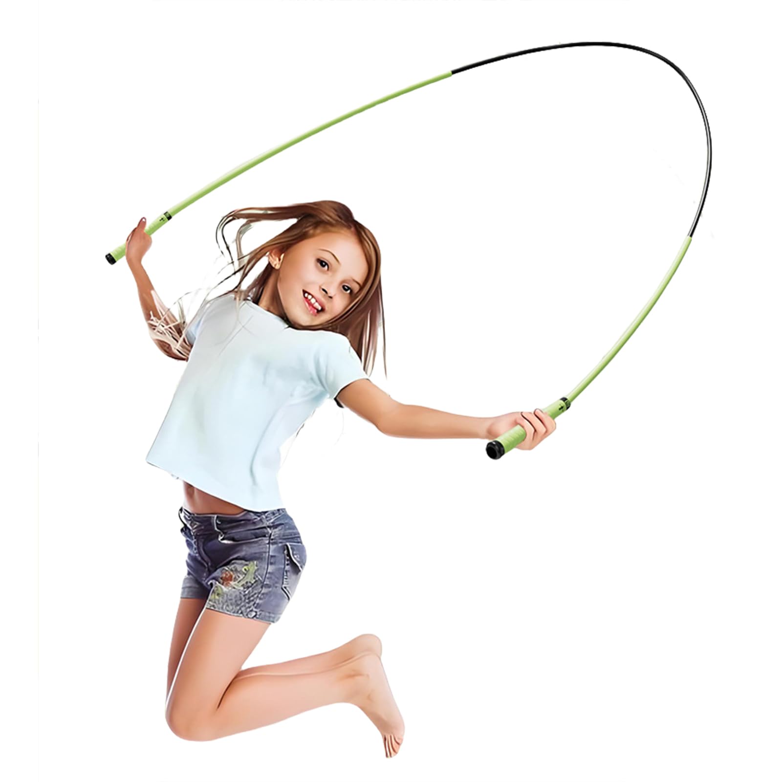 CAPTAIN STAG UR-920 Jump Rope Challenge Jump Rope Adjustable Length for Kids, Juniors, Pink