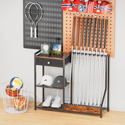 Xnwouco Golf Putter Stand with Storage