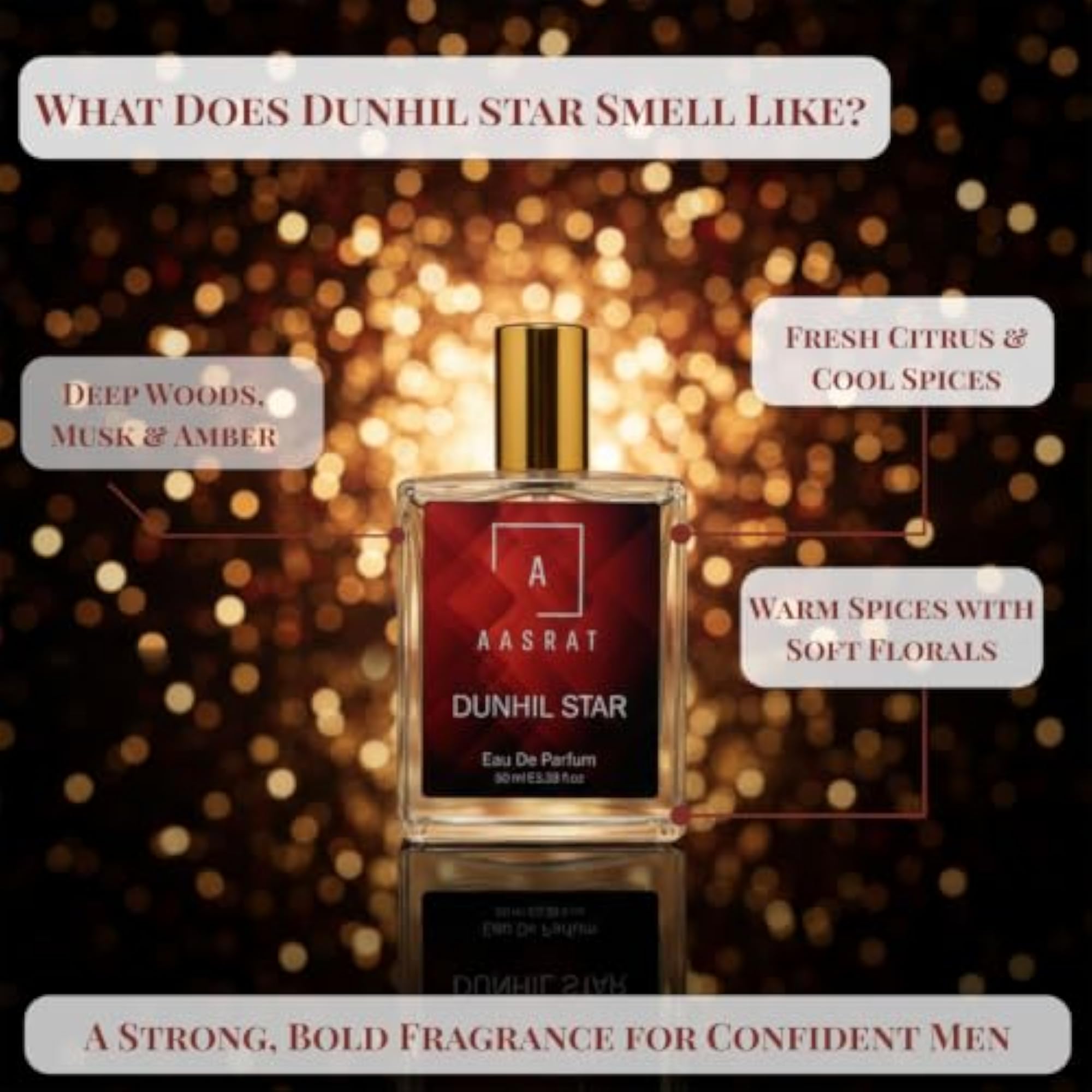 Unisex Aasrat Dunhil Star Eau De Parfum, 50ml