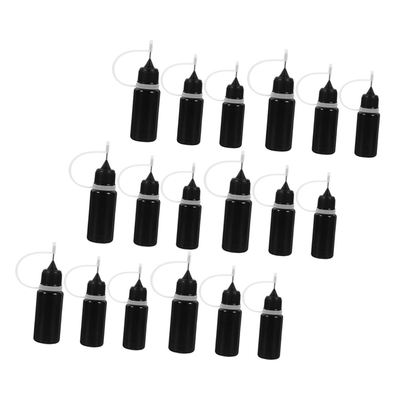OUNONA 60piezas Botellas De Aplicador De Precisión Para Pegamento Líquido Botellas Reutilizables Para Manualidades y Proyectos Diy