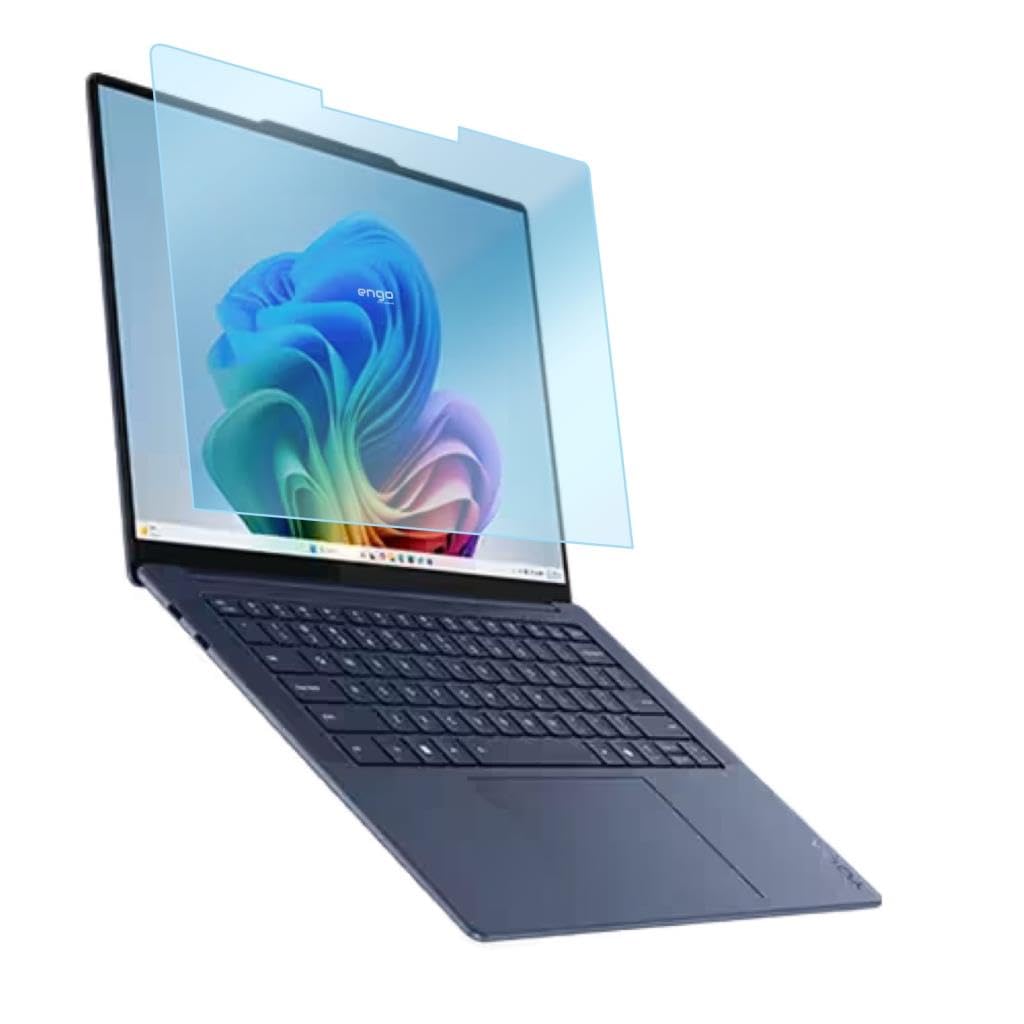 Engo Lenovo Ideapad 5 Gen 9 14 İnç İle Uyumlu Ekran Koruyucu Notebook, 9h Temperli Kırılmaz Esnek Nano Cam, Çizilmeye Ve Darbeye Dayanıklı Laptop Koruma, Hd Şeffaf