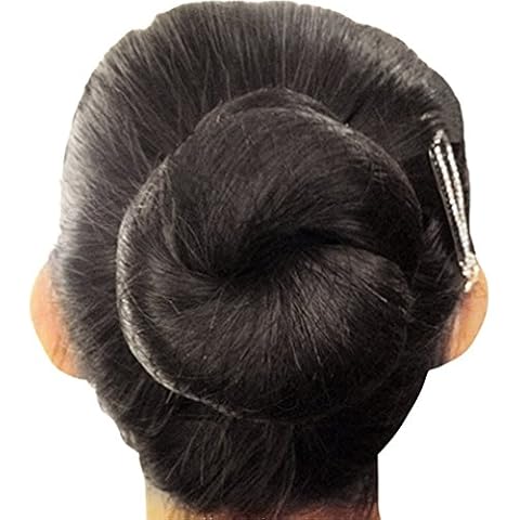 Coepoch 20" 10 Pack Hair Nets Invisible Elastic Edge Mesh 50cm Reusable Hair Nets (black 10pcs) Cover