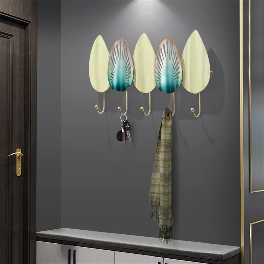JSEIAJB Hooks Wall Hanging Hooks Coat Hook Wall Bedroom Furniture Clothes Hanger Wall Mounted Scarf Storage Hanger