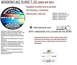WINDOWS 7/10 AND XP PRO SP3 (2 DVD) SUITE ULTIMATE PRO 64-BIT UPDATED JAN 2020 FACTORY FRESH...