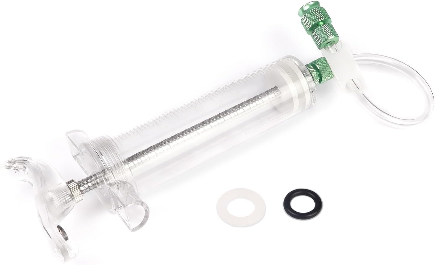 YaderJoveCycling Sealant Syringe Kit Bicycle Tubeless Tire Repair Tool Presta Valve Core and Presta Valve Cap Kit for Stans No Tubes Sealant and More (50ml)