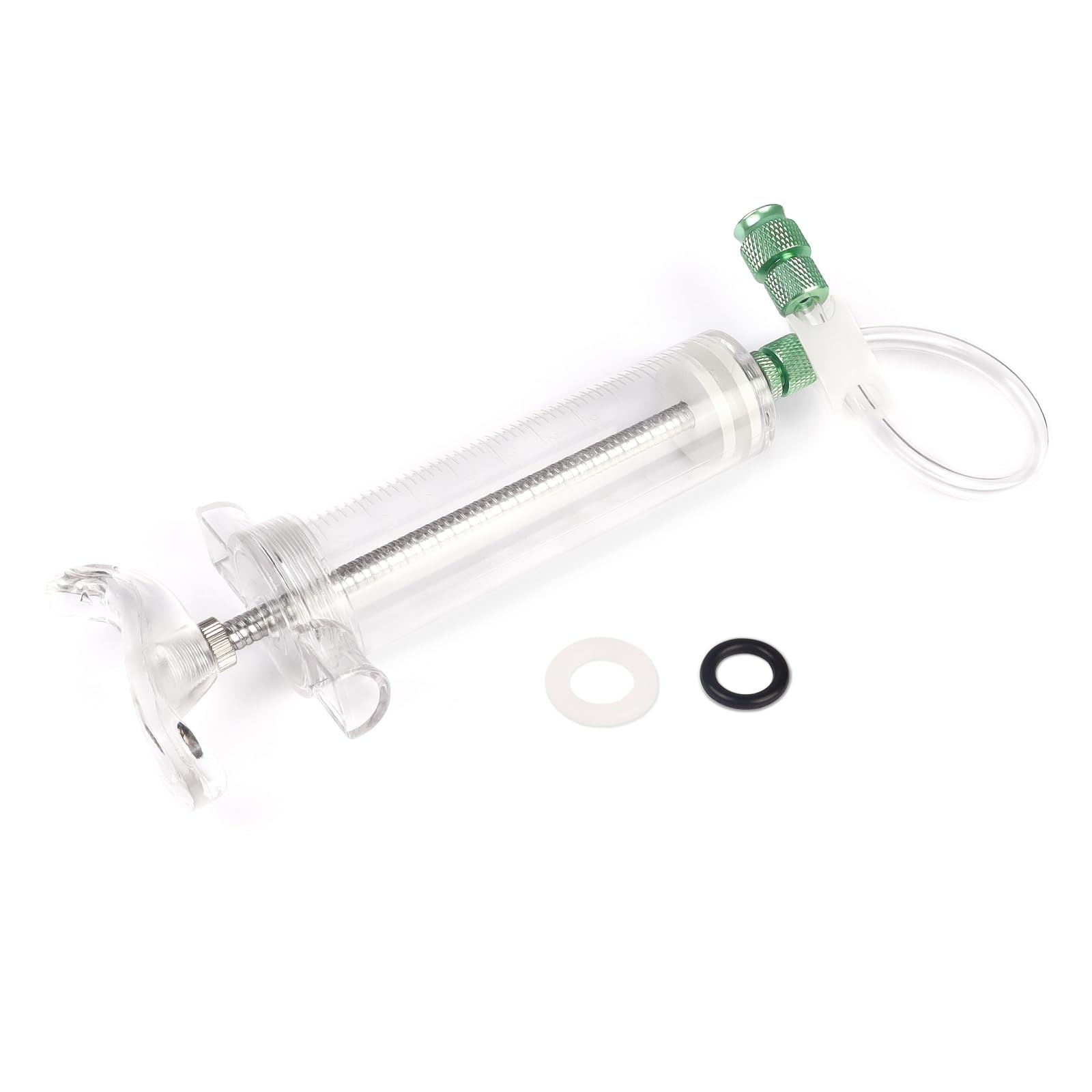 YaderJoveCycling Sealant Syringe Kit Bicycle Tubeless Tire Repair Tool Presta Valve Core and Presta Valve Cap Kit for Stans No Tubes Sealant and More (50ml)