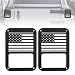 ICARS USA Flag Rear Tail Lamp Light Cover Trim Guards Protector Jeep Wrangler Accessories Sport X Sahara Unlimited Rubicon 2007-2017 - Pair