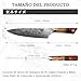 Imagen de SHAN ZU Cuchillo de Chef Damasco
