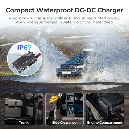 Image of Renogy 50A DC-DC MPPT Battery Charger 12V /24V IP67 Dual Input for RVs