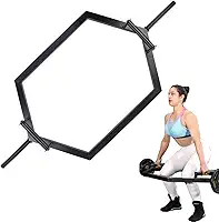 Barra Para Musculação Hexagonal Peso Academia Terra Ponteira