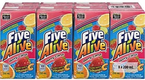 Five Alive Berry Citrus Juice Box (8-Pack) 6.7Oz {Imported from Canada}