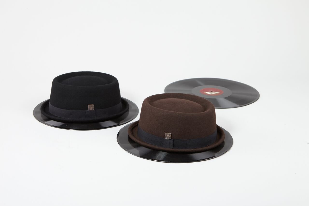 DASMARCA Jack Feltro delle Lane Inverno Porkpie Hat