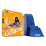 PRO Extreme, Synthetic Jumbo Kinesiology Athletic Tape, 150 Count, 10” Precut Strips, Sonic Blue