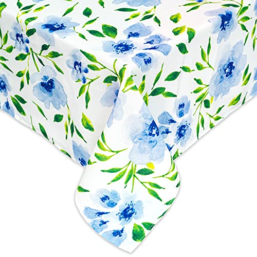 Yihomer Spring & Summer Table Cloth - 60 X 84 Inch Rectangle Tablecloth - Waterproof Wrinkle Free Table Cover For Outdoor Or Indoor Use, Spring Blossoms #TOP1