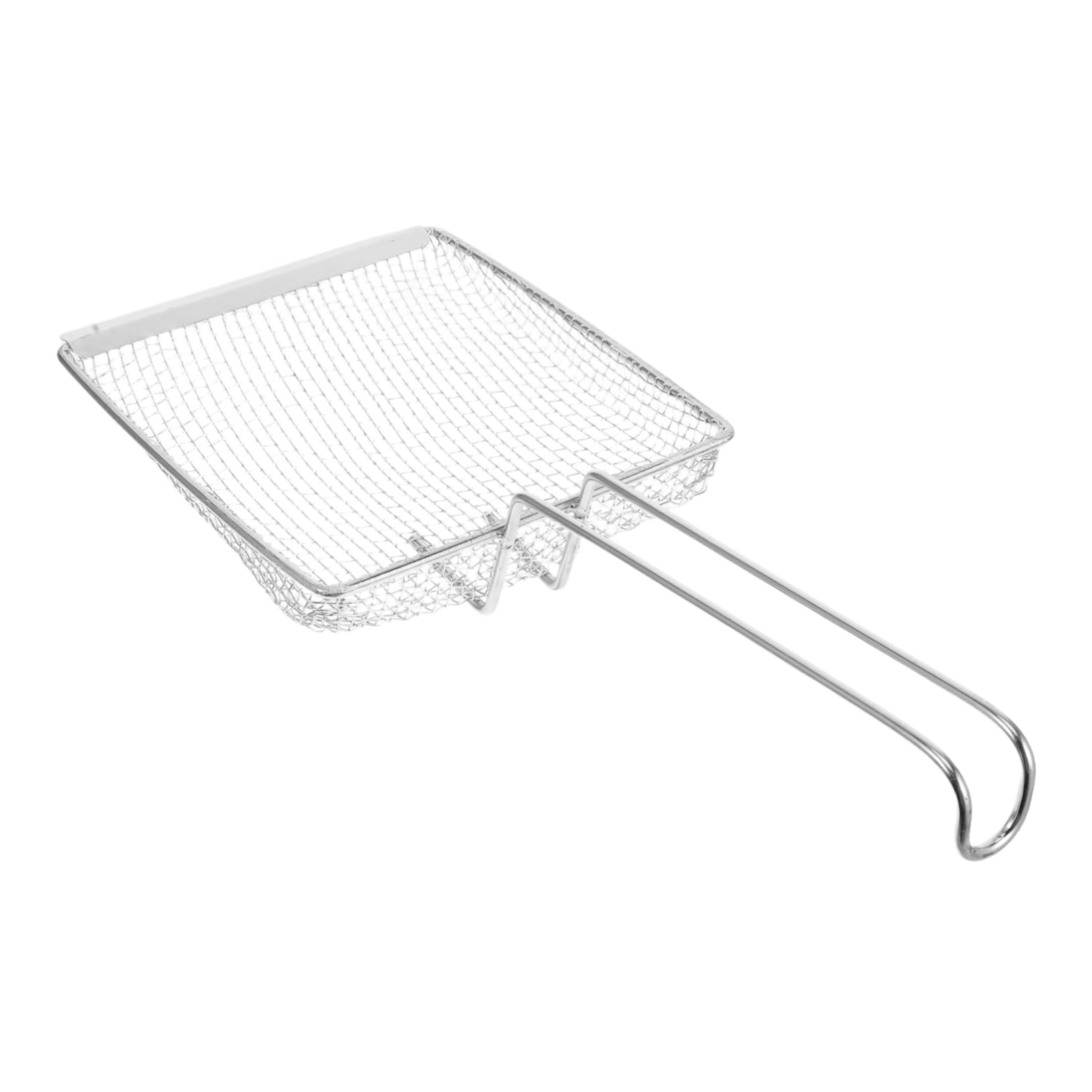 Angoily Fine Mesh Skimmer Spoon Stainless Steel Oil Strainer for Cooking Durable Frying Scoop for French Fries Chicken Precision Design for Filtration
