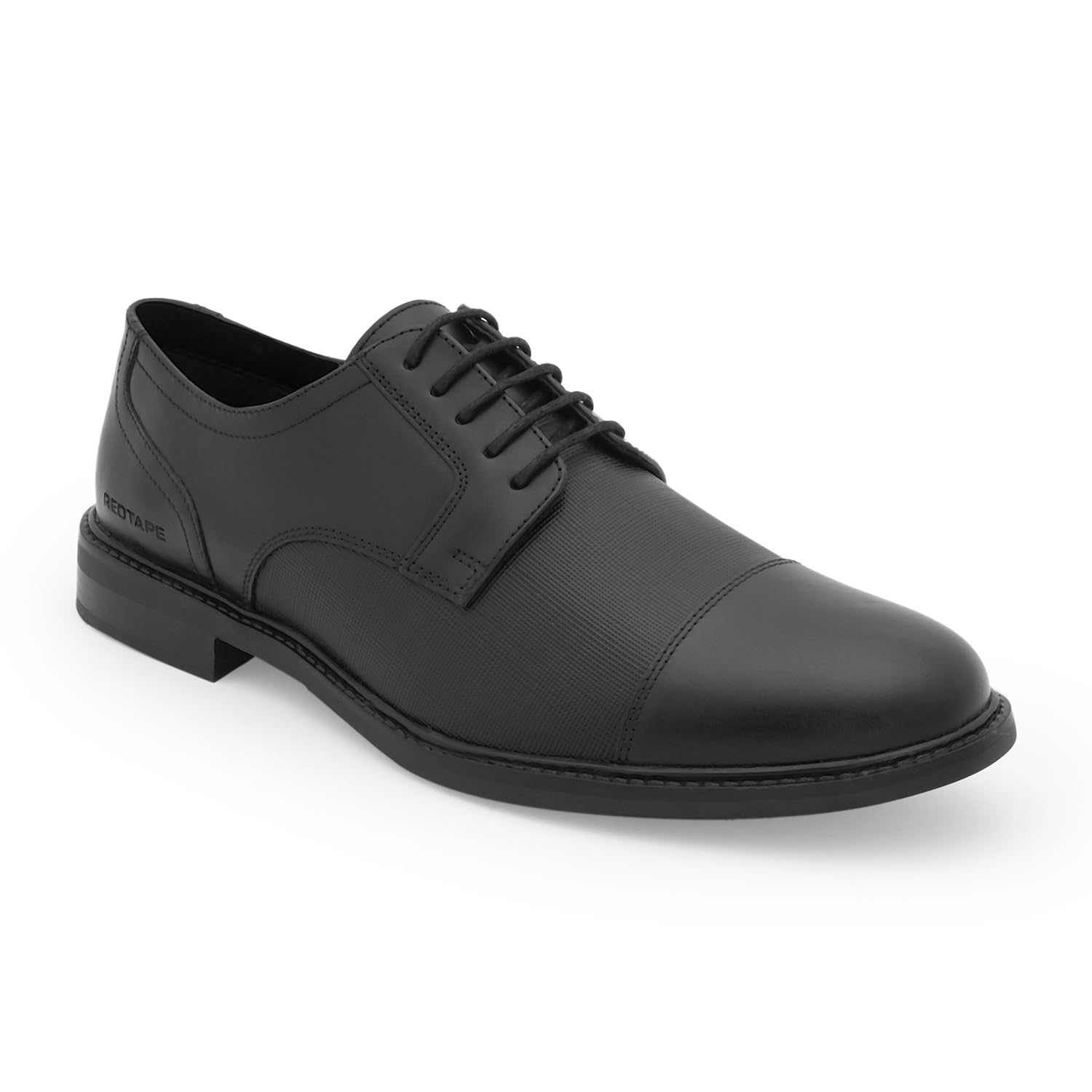 red tape Men's Formal Shoes Teak Leather Round Lace-Up Comfort Grip-picture-27