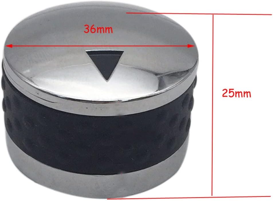 4PCS Gas BBQ Grill Stove Control Knob Handle Metal with Chrome Plated Rotary Switch Gas Appliance Valve Temperature Knobs