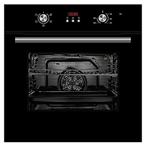 Cookology Black Built-in Electric Single Fan Oven & Clock | COF605BK