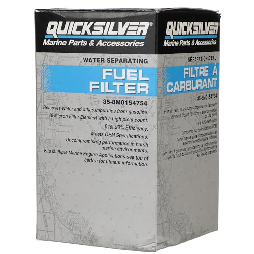 Quicksilver Water Separating Fuel Filter for Select Yamaha 2-Stroke and 4-Stroke Outboards - Replaces Sierra 18-7866, 18-78866, Yamaha MAR-FUELF-IL-TR; MAR-10MEL-00-00 by Quicksilver - Used condition - Image 2
