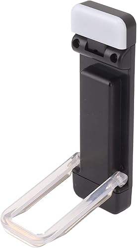 Miniatura 9 de Garosa Luz de lectura de libros recargable USB con 3 brillos para leer con abrazadera, clip para los amantes de los libros, niños (negro)
