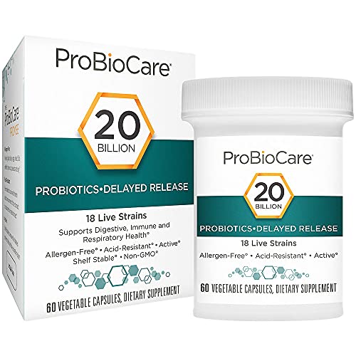 Probiotic - 20 Billion CFUs - Supports Digestive Health (60 Vegetable Capsules)