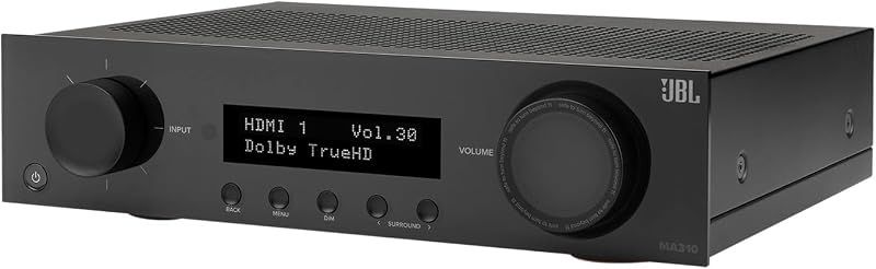 JBL MA310 5.2 Channel (60 Watt x 5) 4K AV Receiver (Black)