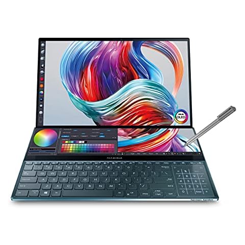 ASUS ZenBook Pro Duo UX581 Laptop, 15.6” 4K UHD NanoEdge Touch Display, Intel Core i7-10750H Cover