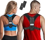 Posture Corrector for Women & Men + Underarm Pads, Adjustable Clavicle Brace Perfect for Shoulder Support, Upper Back Correction, Medical Kyphosis Trainer Under Clothes by Inspiratek
