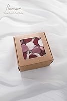 Vista 7 de Floroom 300 pétalos de rosa burdeos marrón, pétalos de flores de seda sintética, para niñas, cestas, pasillos, dispersión, centros de mesa, cena