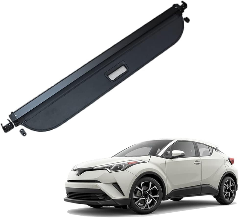 Rear Trunk Luggage Shelf for CHR (Requires Screw Mounting Base),Retractable Luggage Cover Car Trunk Luggage Cover Protector Accessories