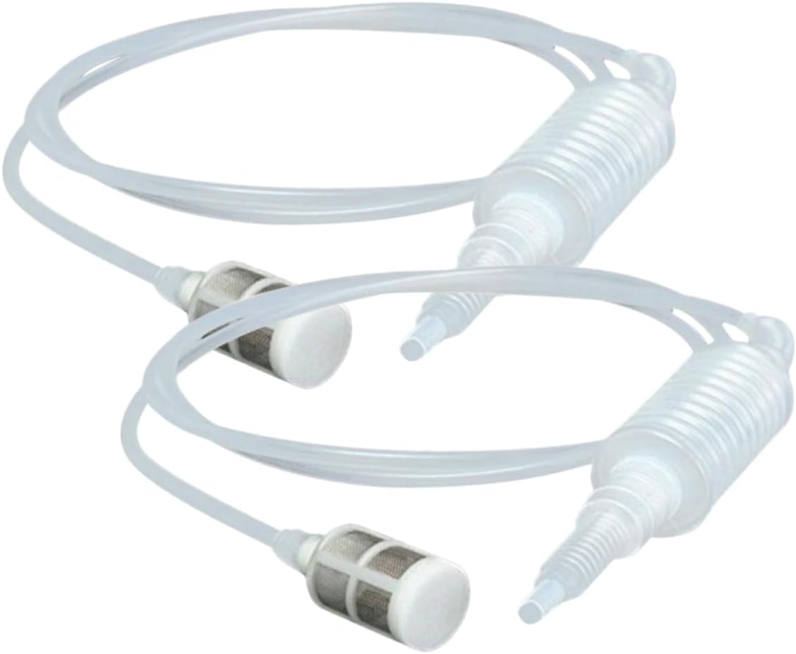 4pcs Reusable Siphon Hose for Home Brewing Lightweight Beer and Wine Transfer Tools Filter Tubing for Easy Liquid Transfers and Spill Bottling