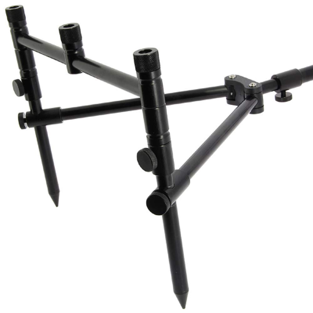 G8DS Set Rod Pod Rutenhalter + Tragetasche inklusive Absteckspitze + Biwak Absteckspitze